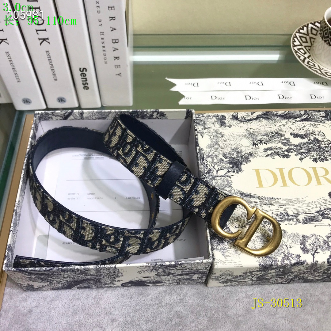 Dior Belts 3.0 Width 025